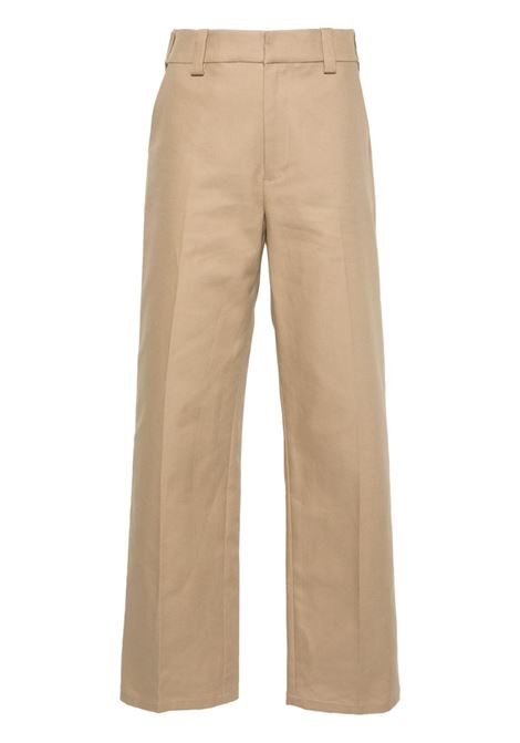 Pantaloni dritti  in beige - donna